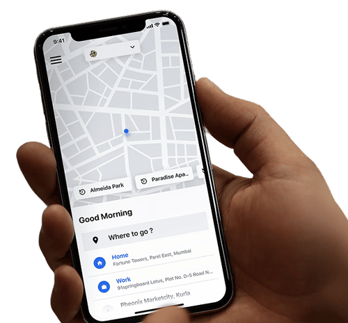 Uber mockup
