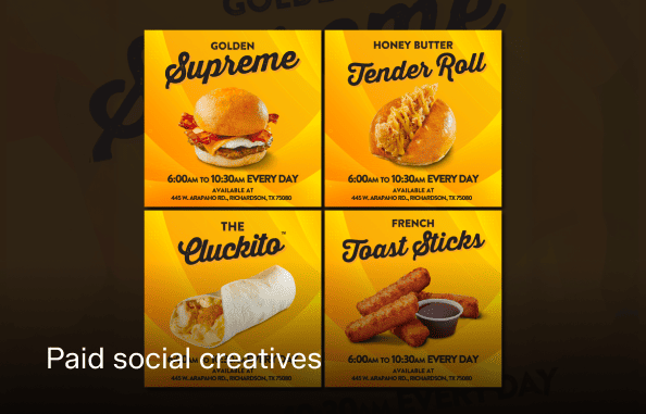 Paid social creatives