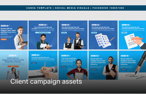 Client campaign assets