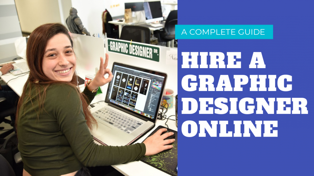 Graphic designer looking at camera smiling