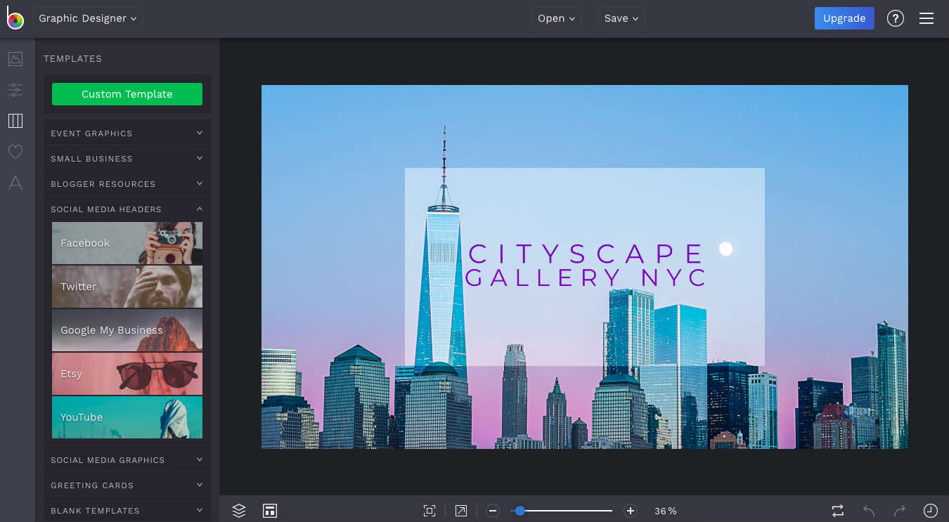 Youtube design tool