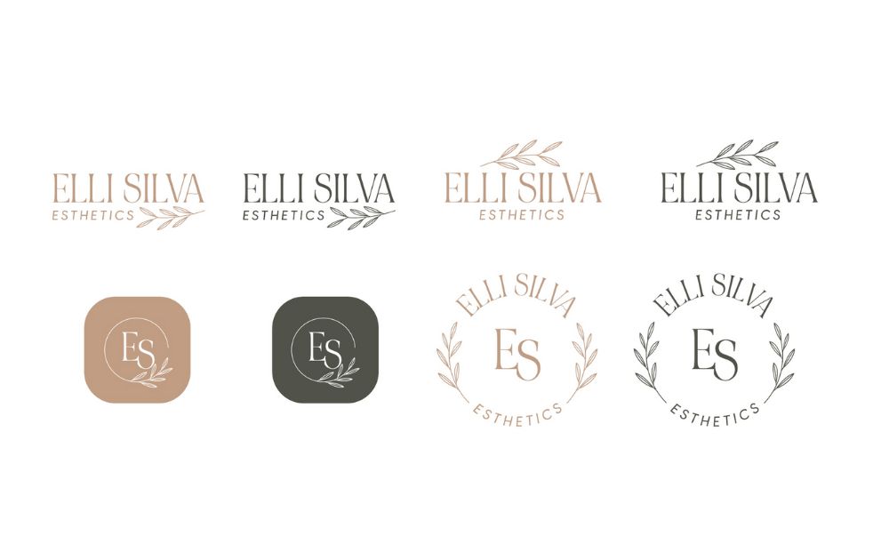 Unlimited logo revisions Penji Elli Silva Esthetics