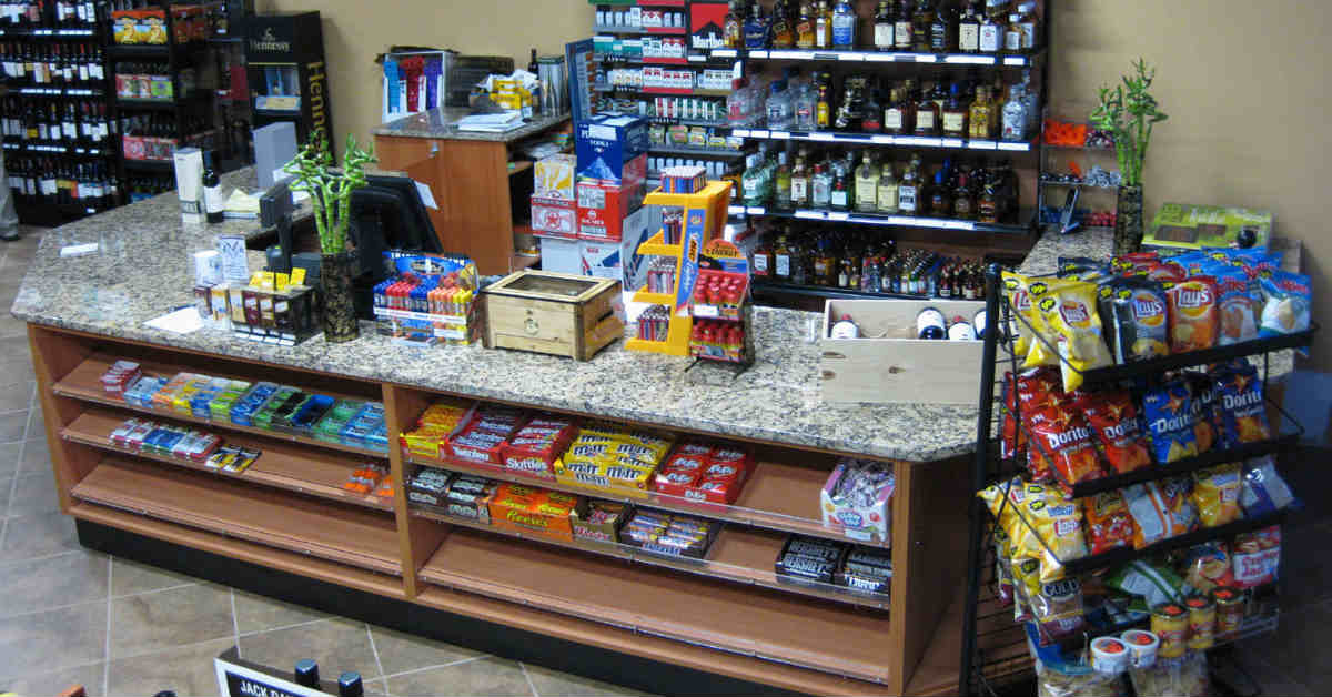checkout counter
