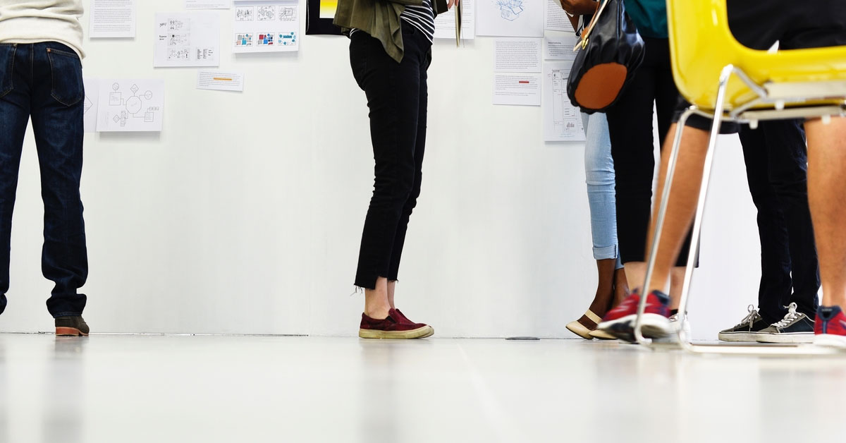 Students feet