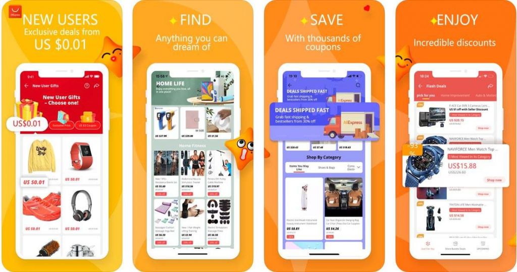 online shopping app