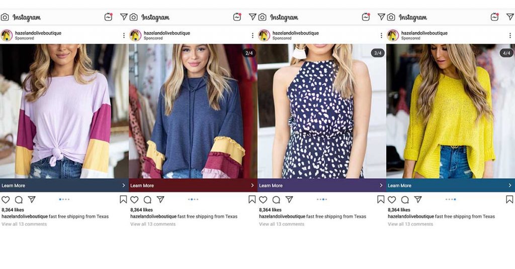 How Sponsored Clothing Ads On Instagram Produces Results - Unlimited ...