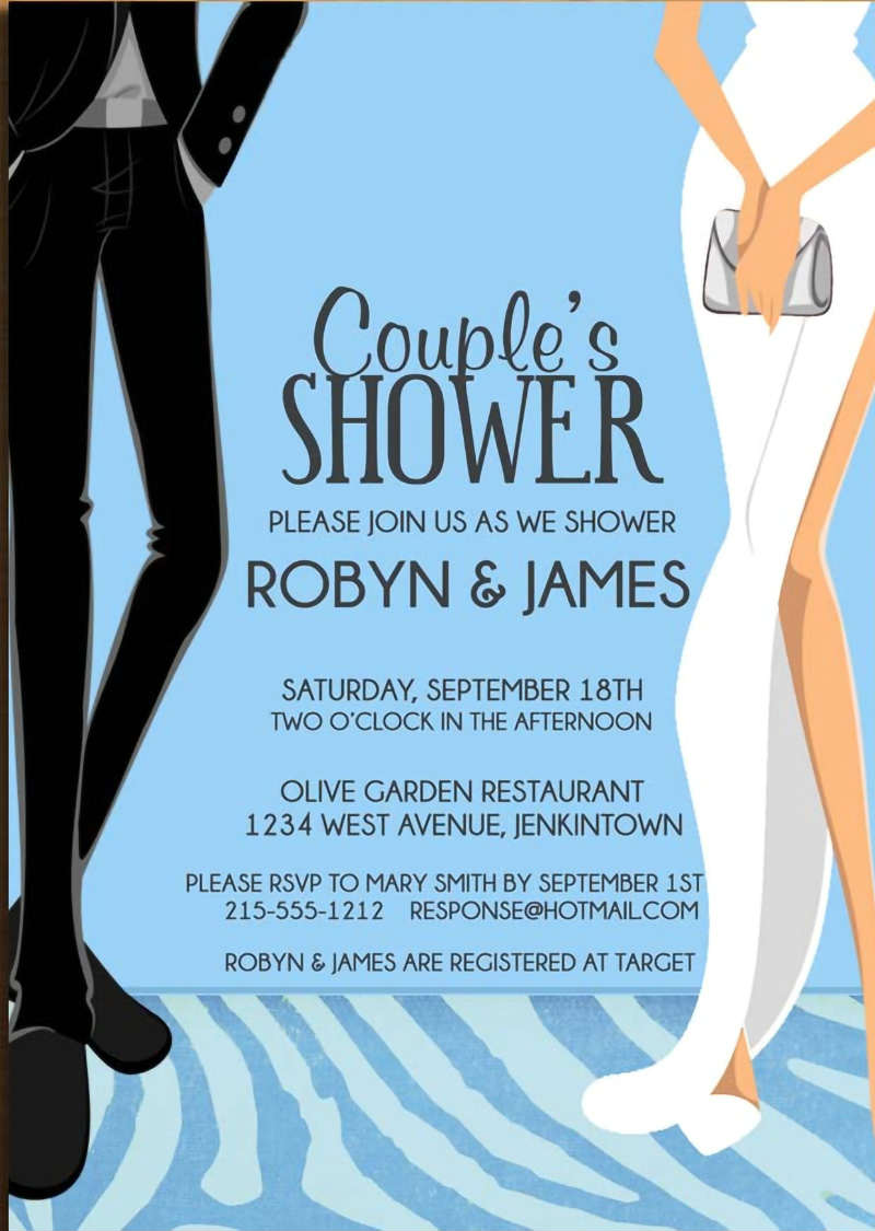 Wedding Shower Invitation Wording For Couples Best Design Idea