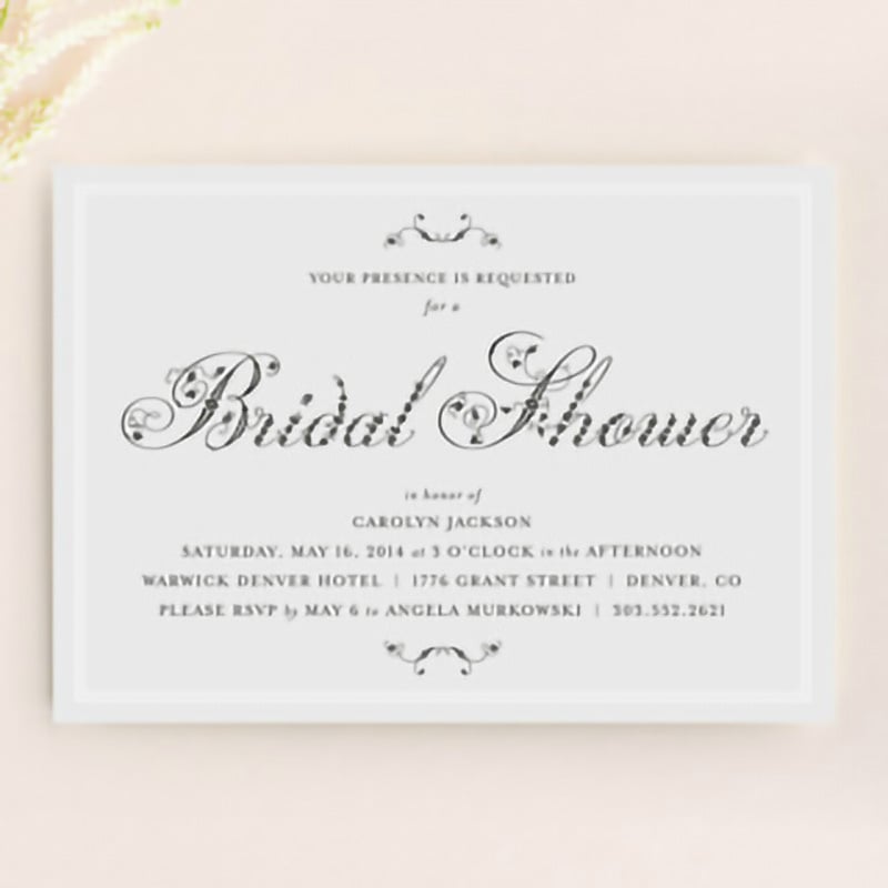 Drive By Wedding Shower Invite Wording