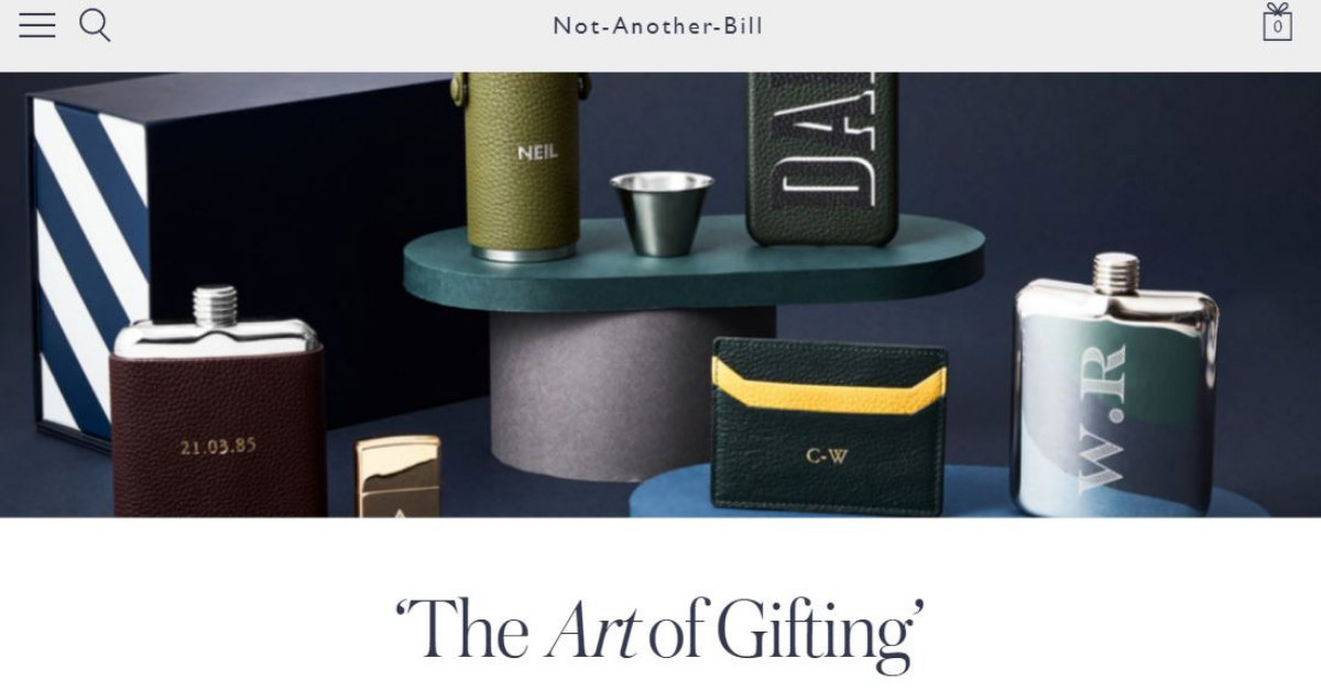 not another bill homepage online store