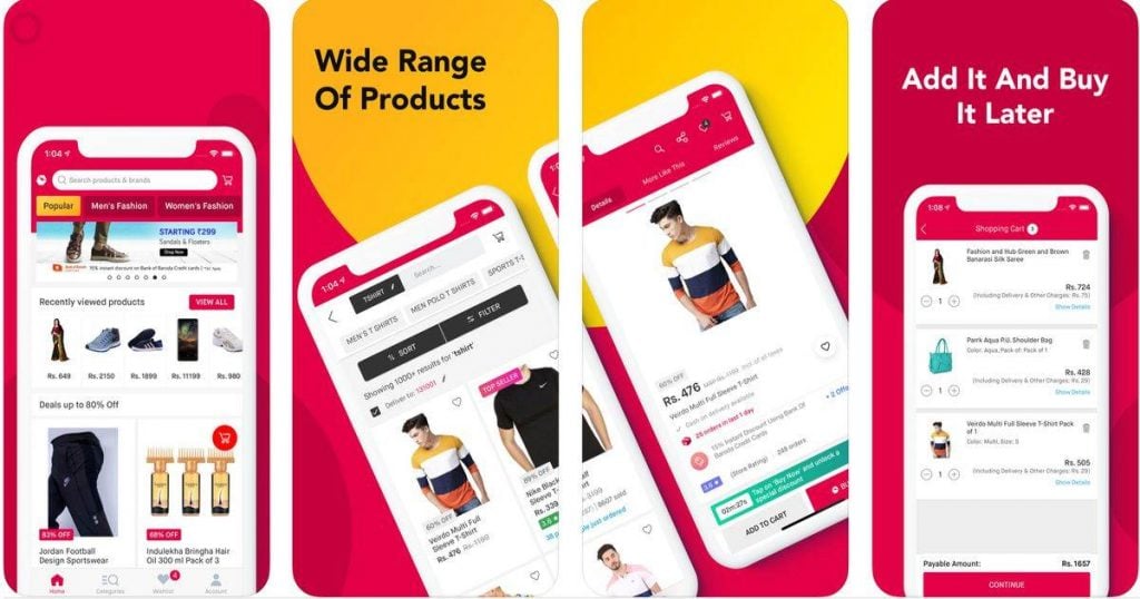 online shopping app