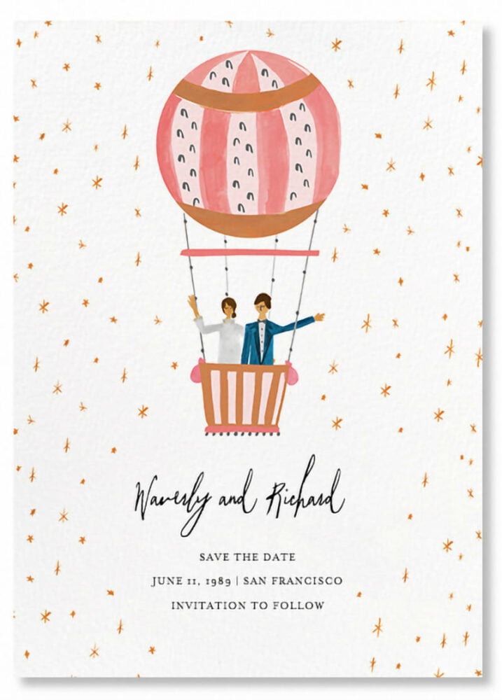 illustration wedding invite