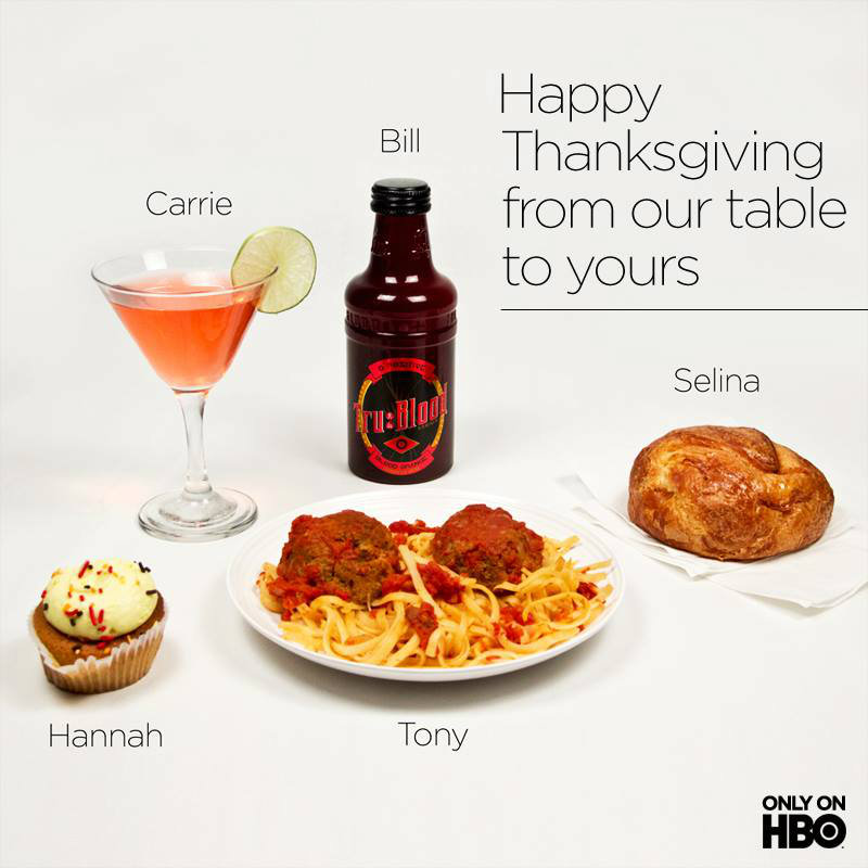 hbo marketing for thanksgiving on social media