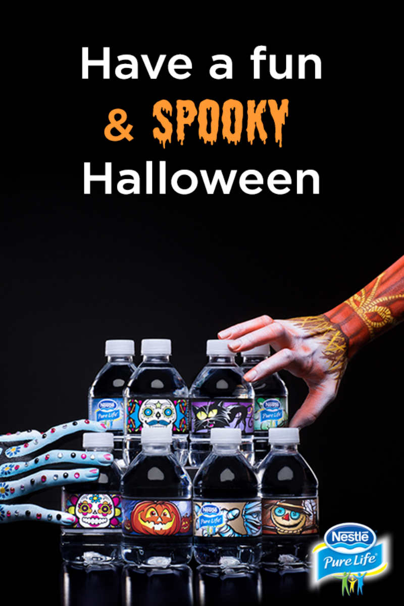 nestle special halloween bottles