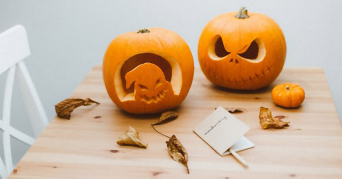 carved pumpkins