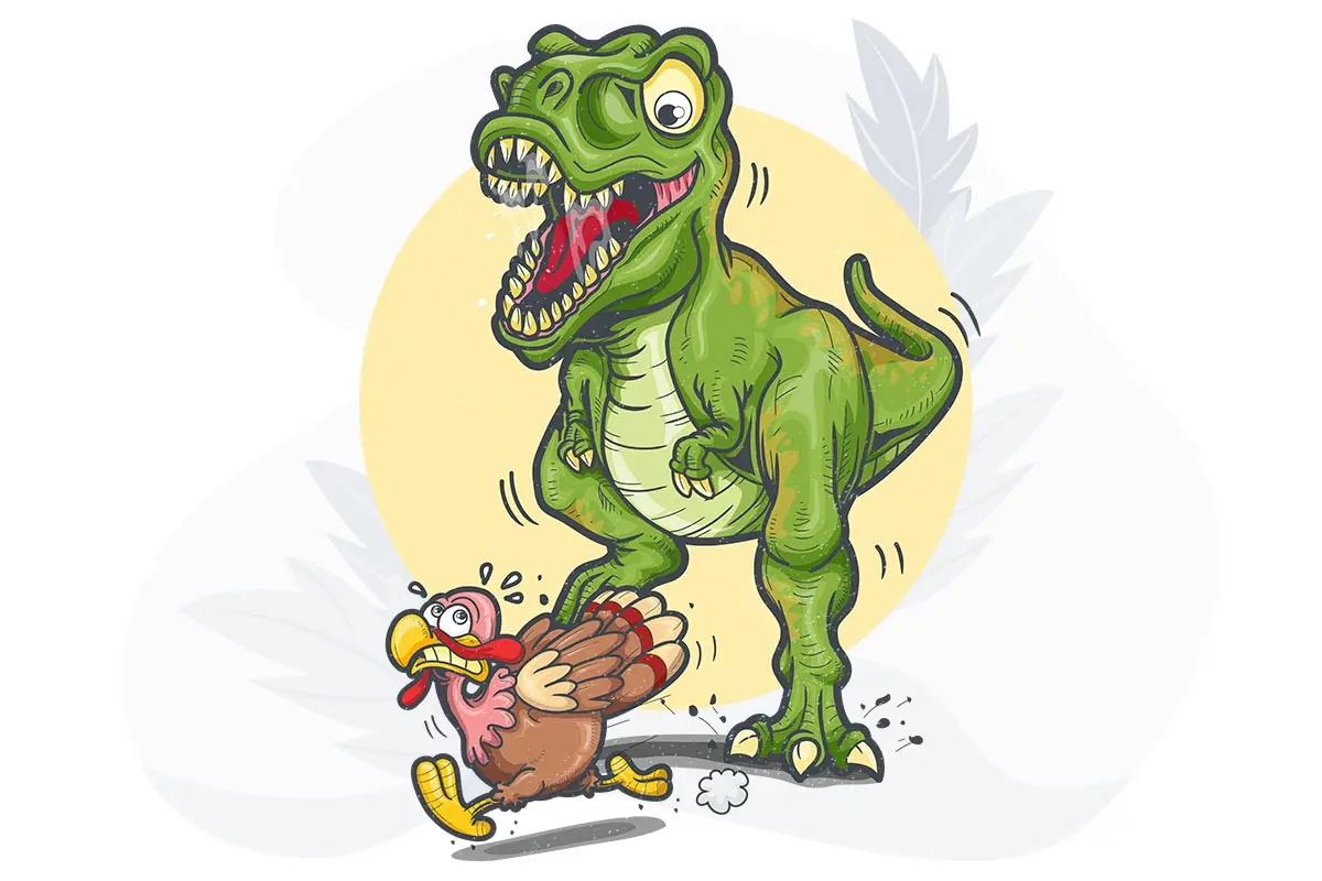Illustrations Dinosaur Turkey
