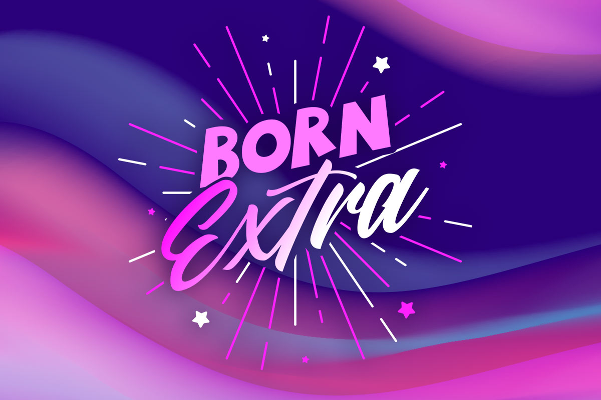 Typography – Born extra