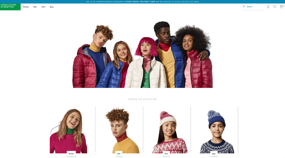 benetton holiday marketing
