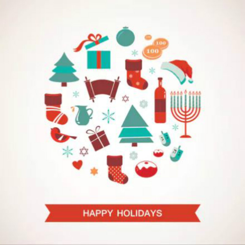 xmas and chanukah card