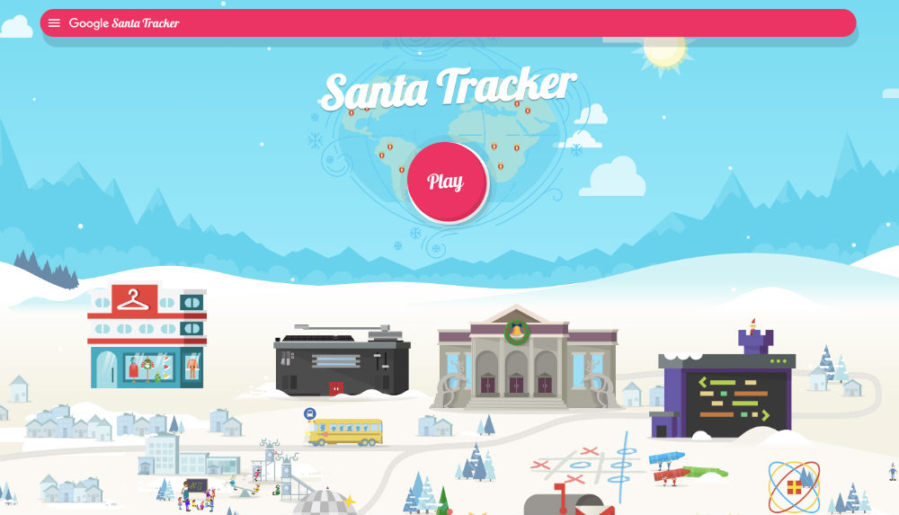 christmas website design