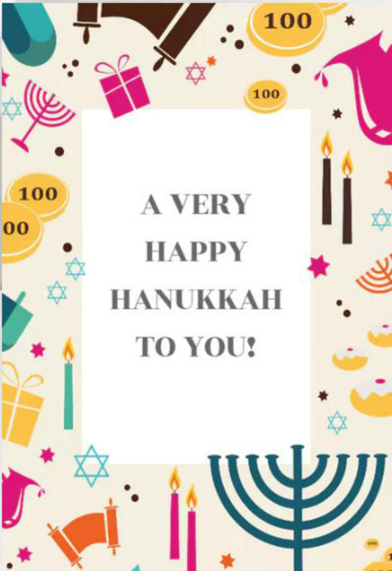 chanukah card
