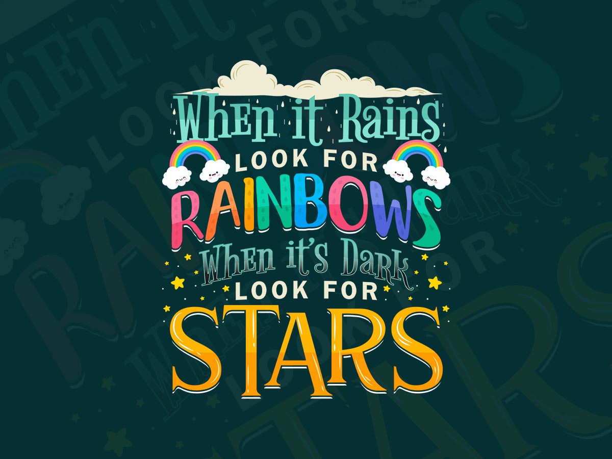 Typography – Look for stars
