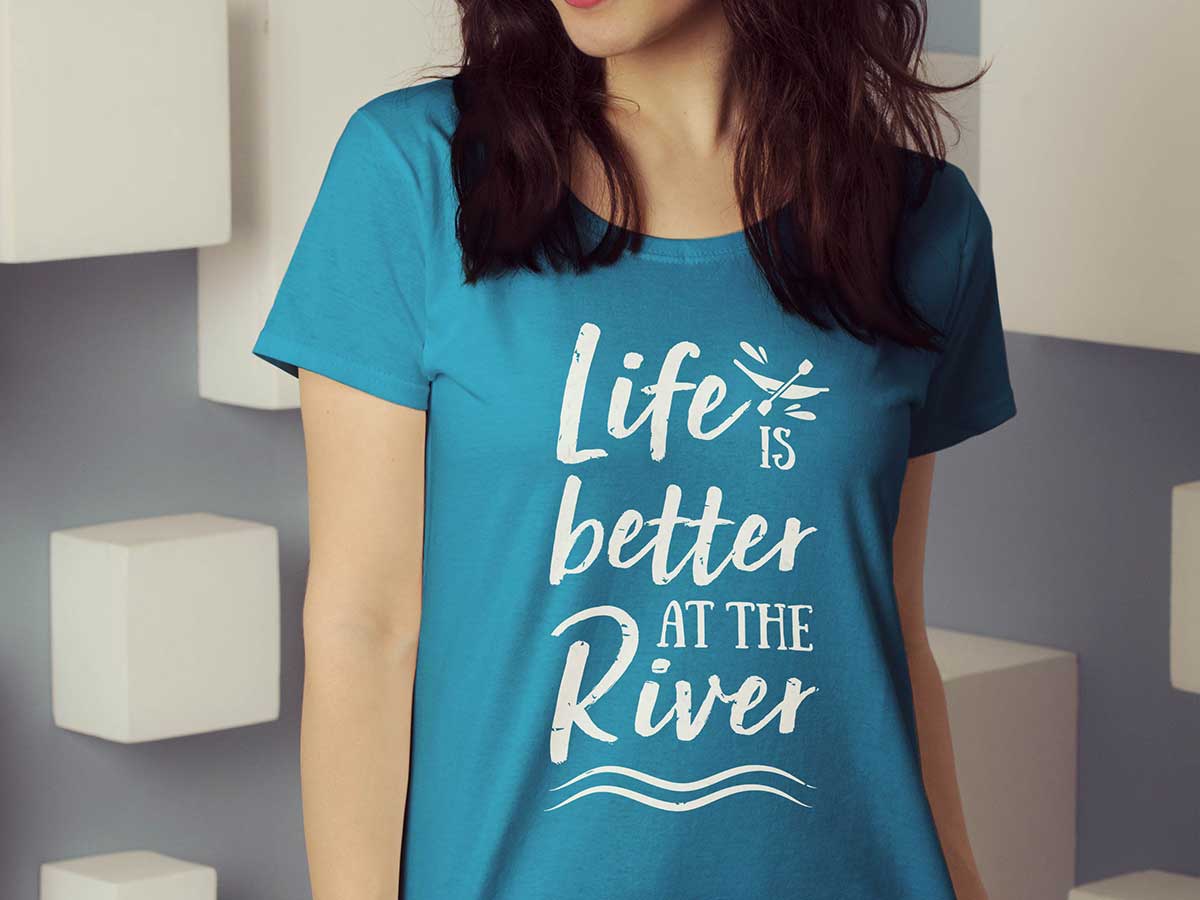 T-shirts – Life is better by the river