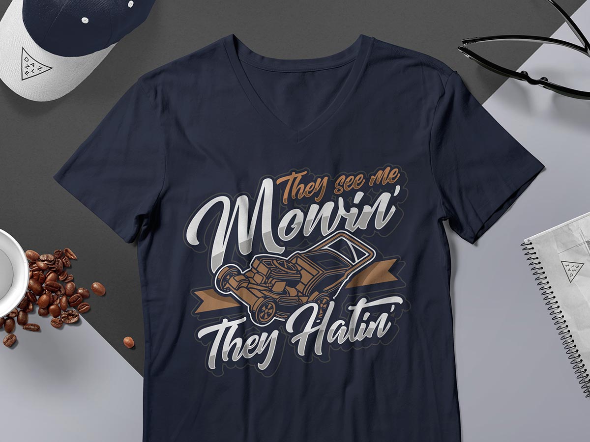 T-shirts – Mowin they hatin