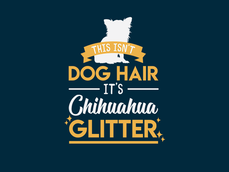 Typography – Dog hair