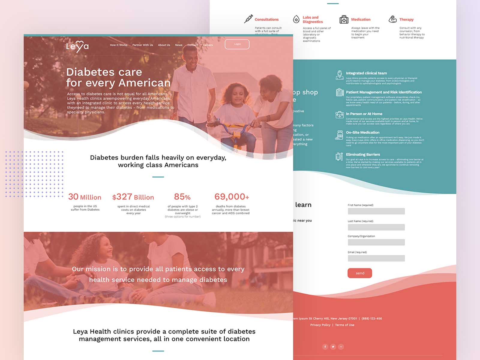 Website – Diabetes landing page
