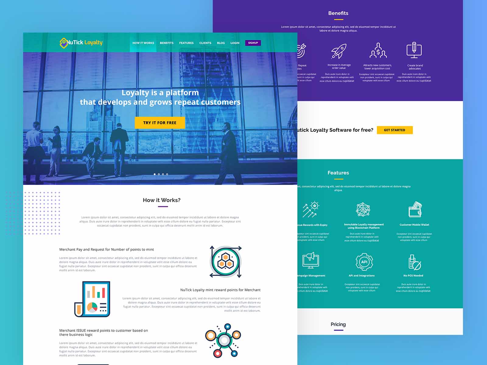 Website – Nutick loyalty