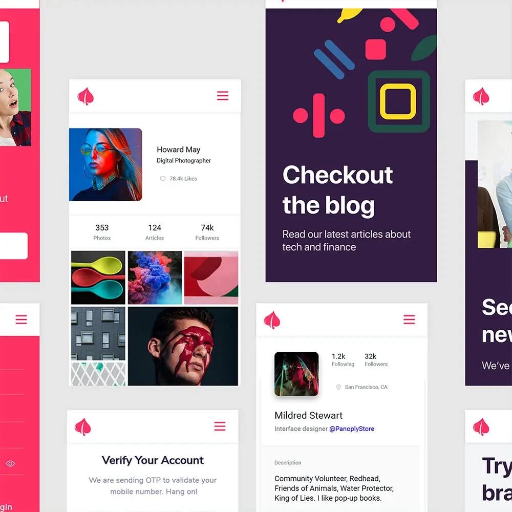 App design – Mosaic