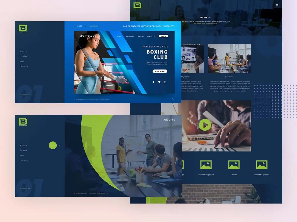 Website – Boxing club
