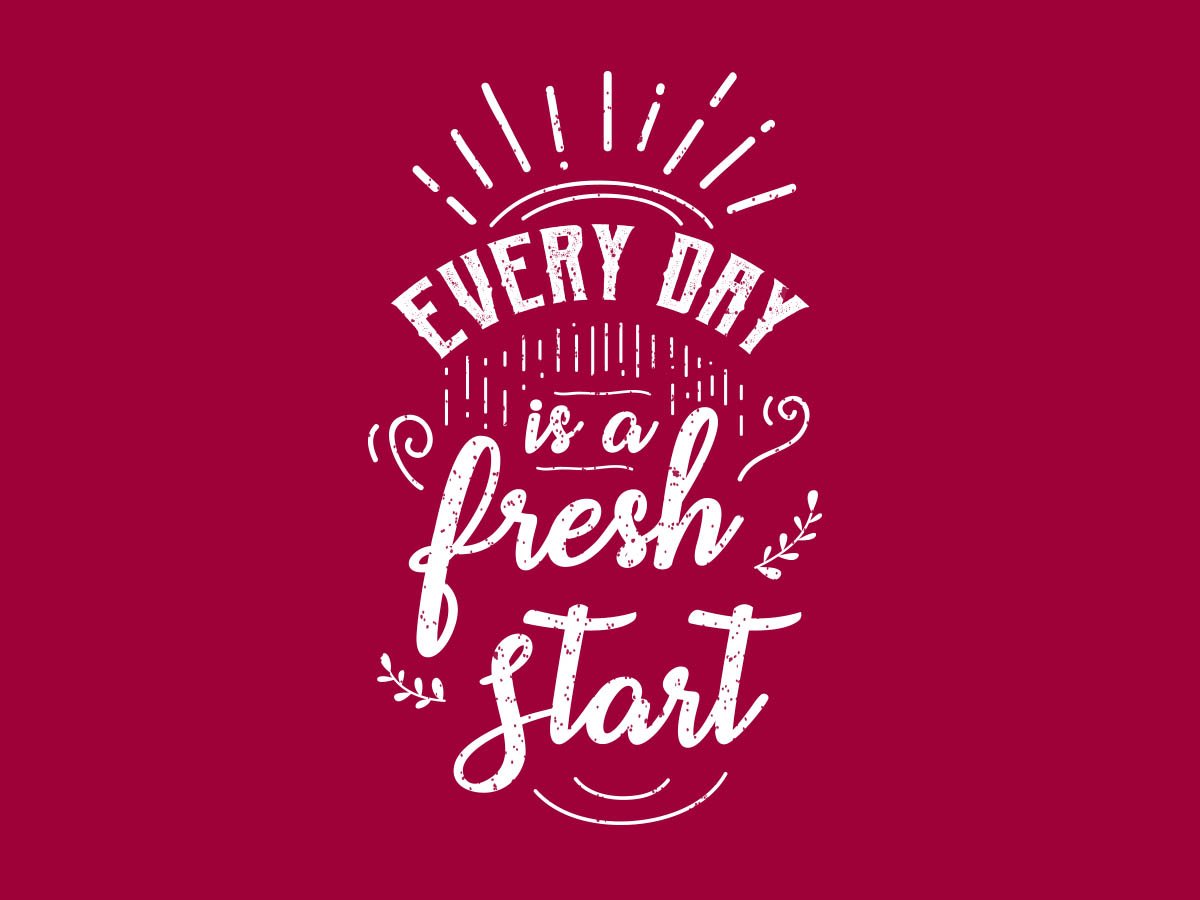 Typography – Fresh start