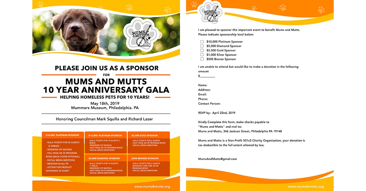 sponsorship flyer design