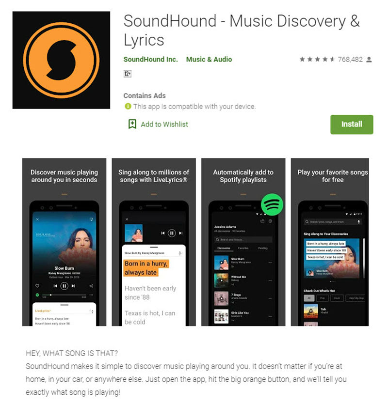 soundhound online app