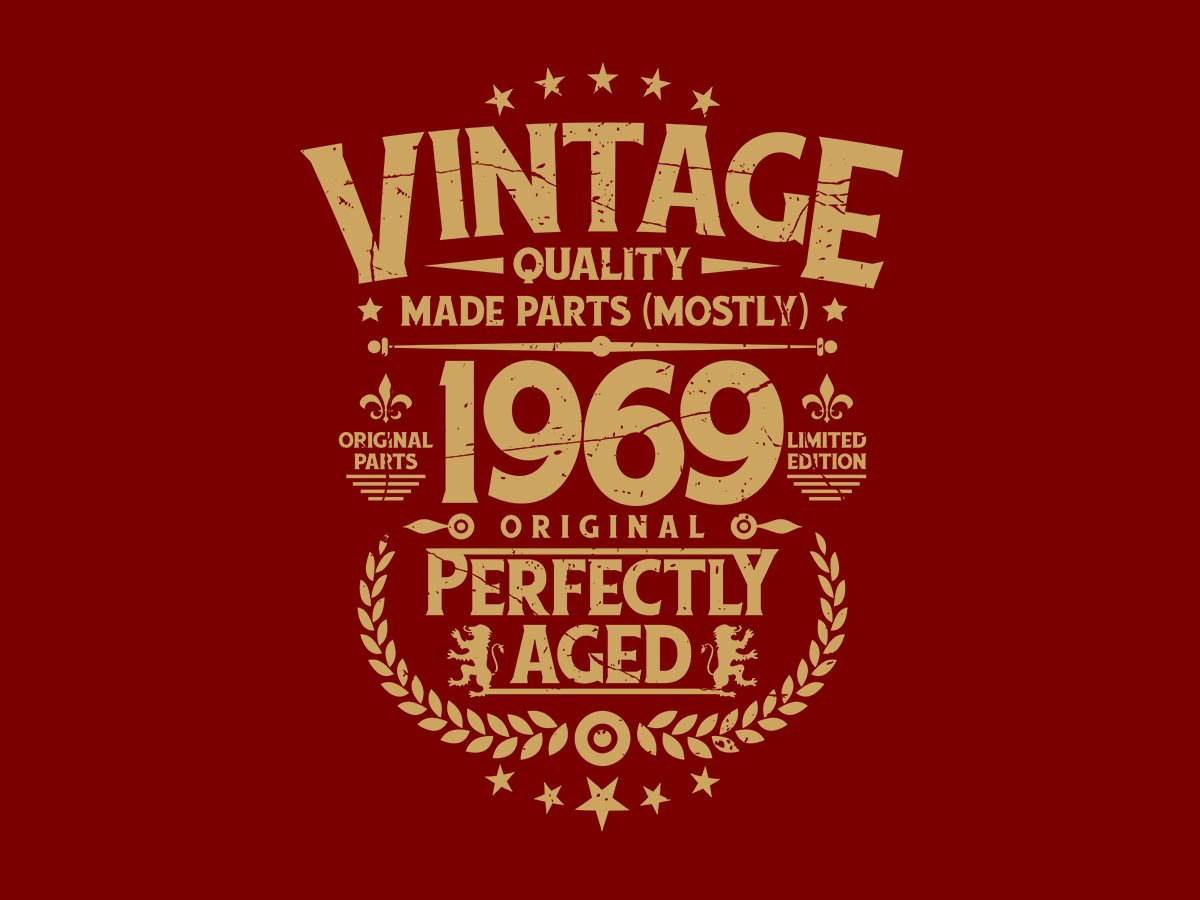 Typography – Vintage 1969