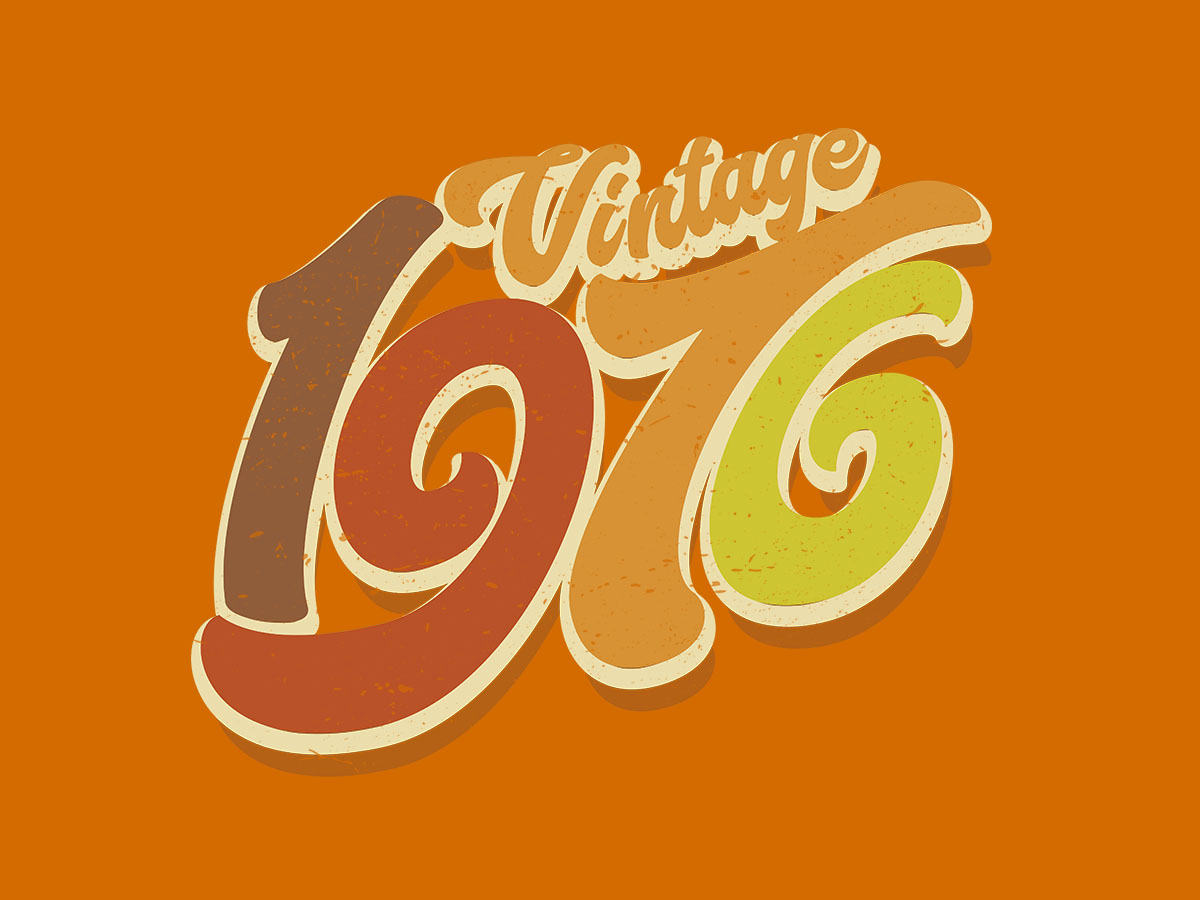 Typography – Vintage 1976
