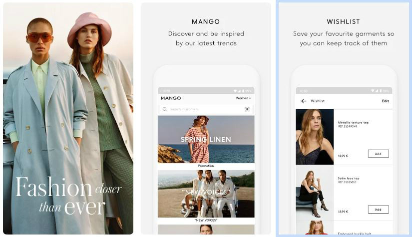 mango app design