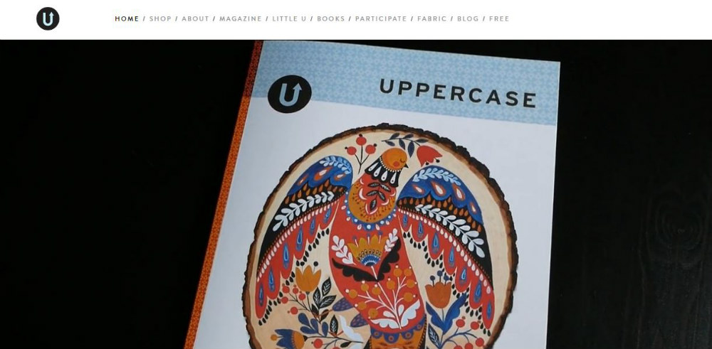uppercase homepage
