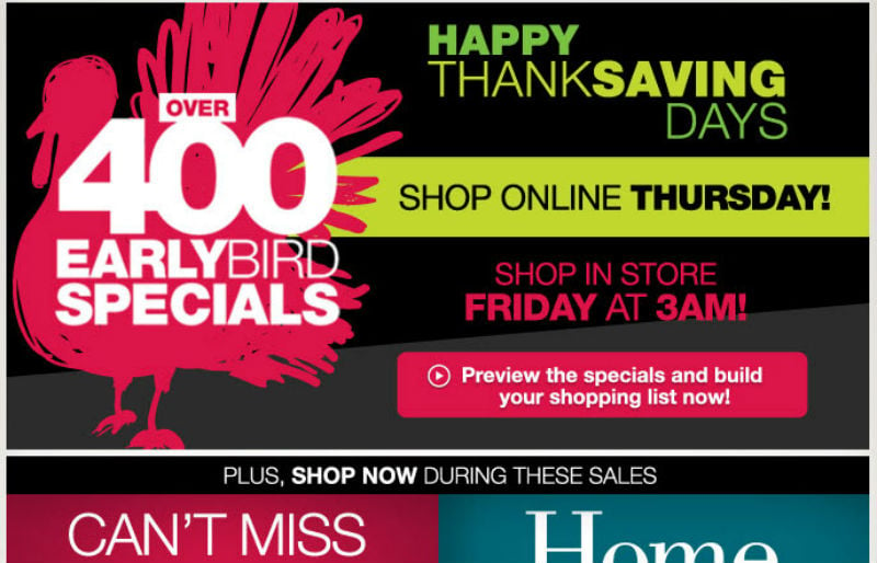 Thanksgiving deals kohls 2024