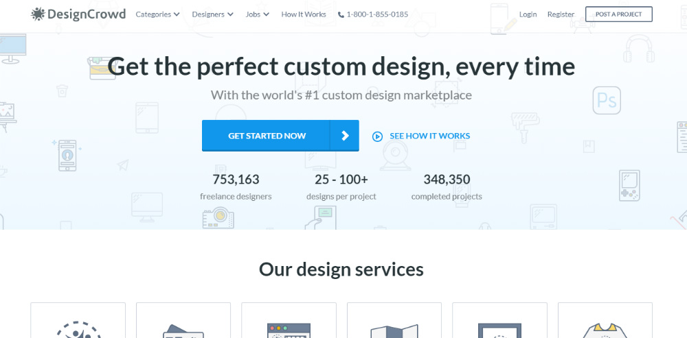 design website example