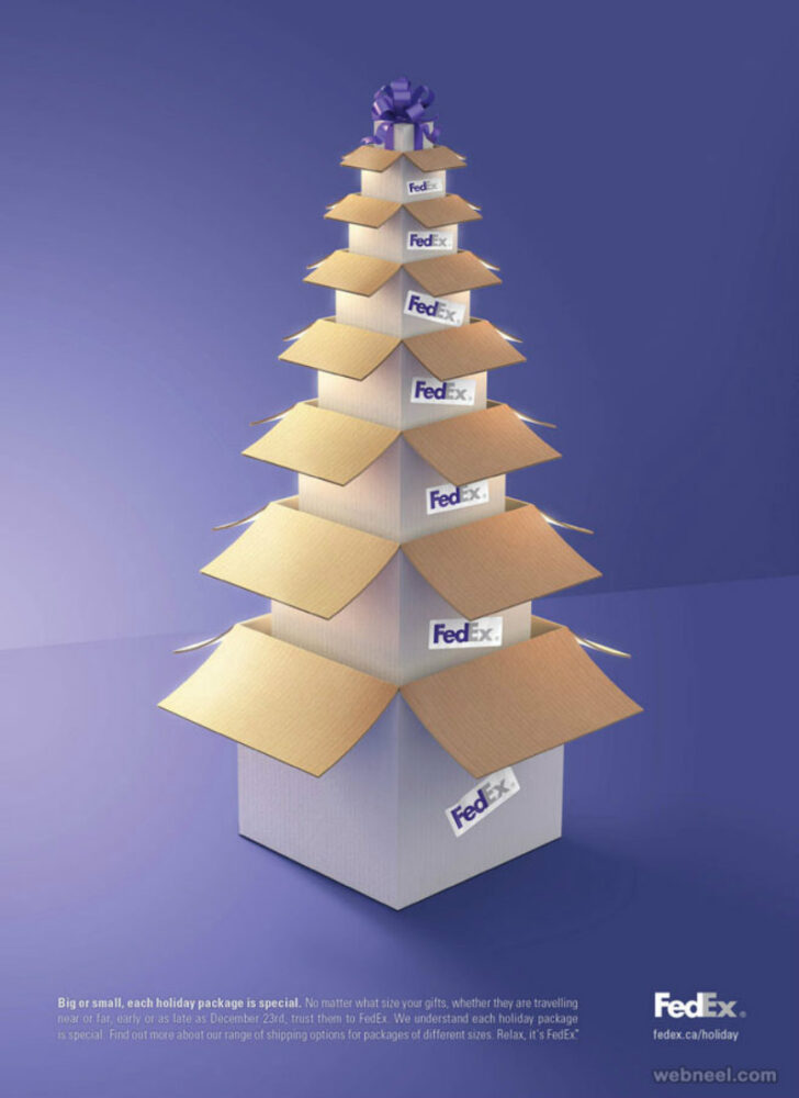 FedEx holiday poster