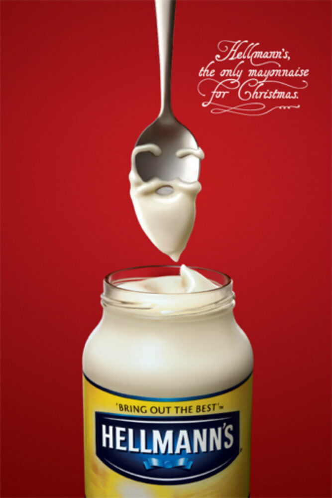 Hellmans holiday poster