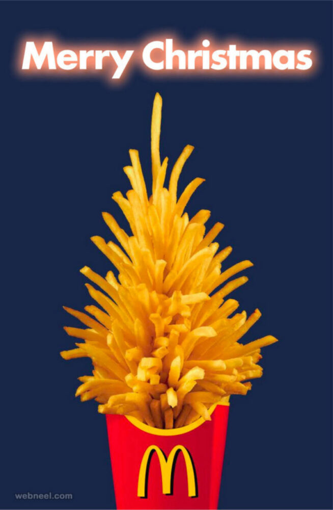 McDonalds holiday poster