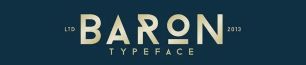 baron typeface