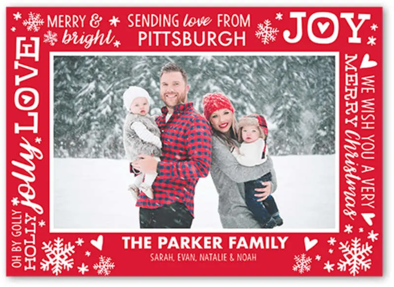 family christmas cards designs