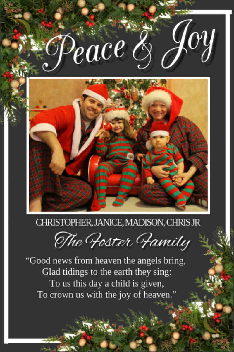 family holiday cards