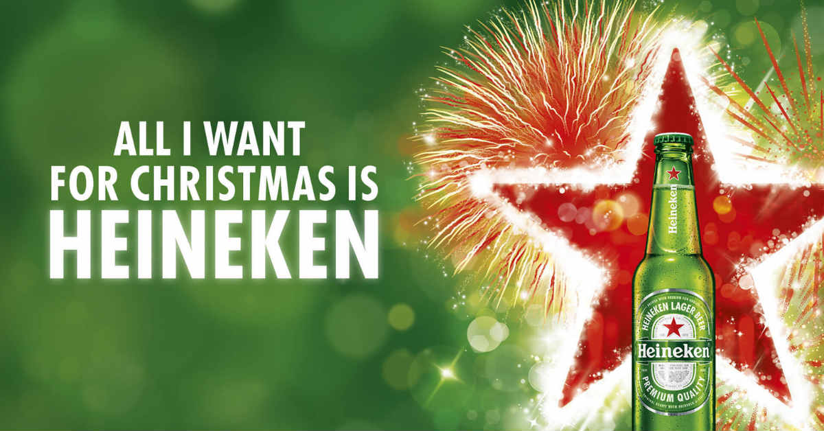 heineken holiday poster