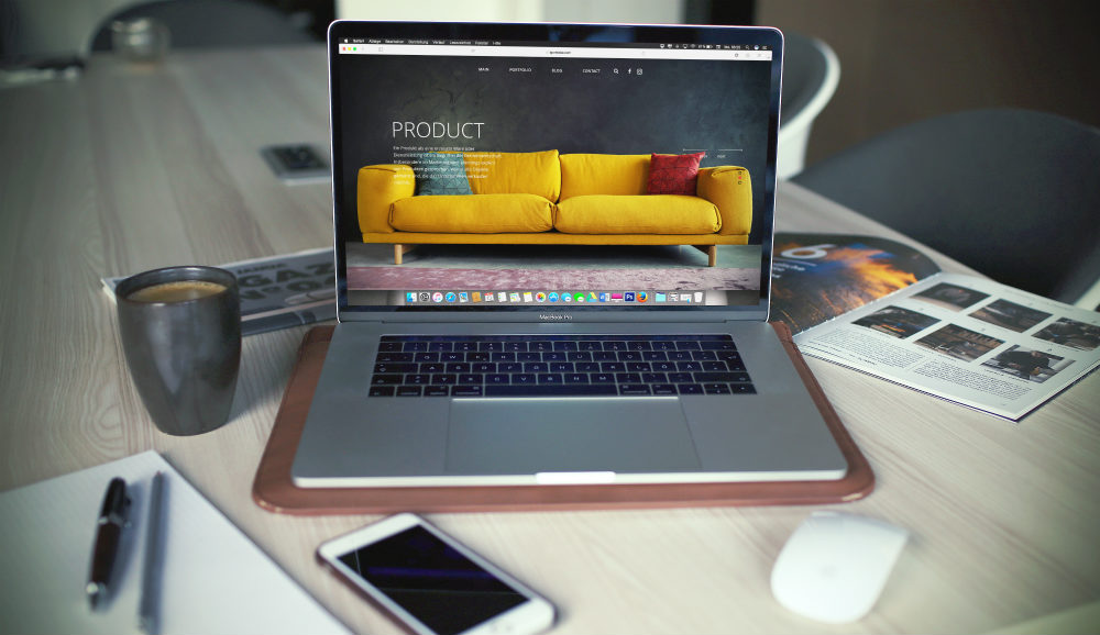 mobile phone and laptop on the table