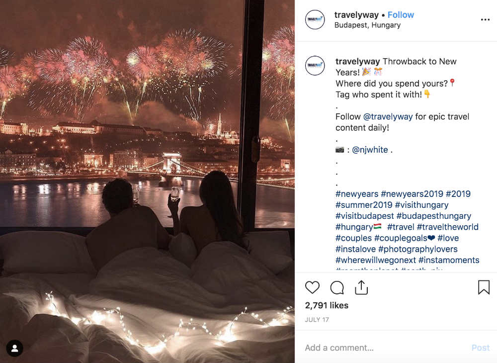 New year social media posts ideas - Throwback Photos